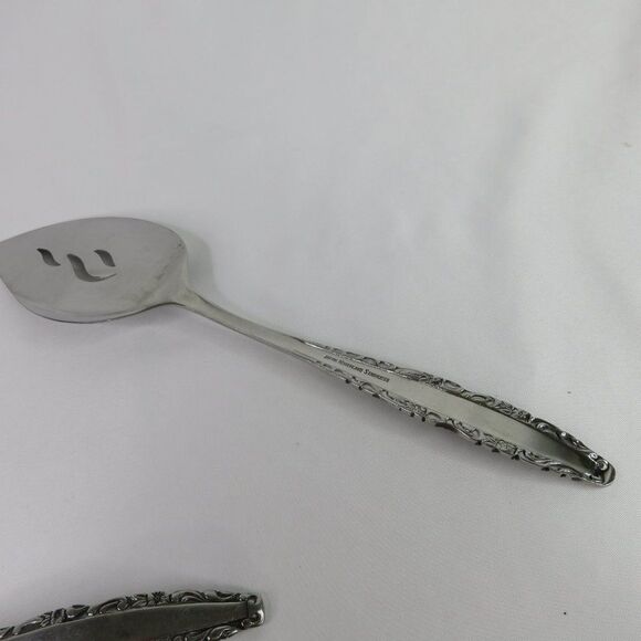 Love Story Gravy Ladle & Pie Server Northland Japan Stainless Hostess Set - Picture 6 of 6